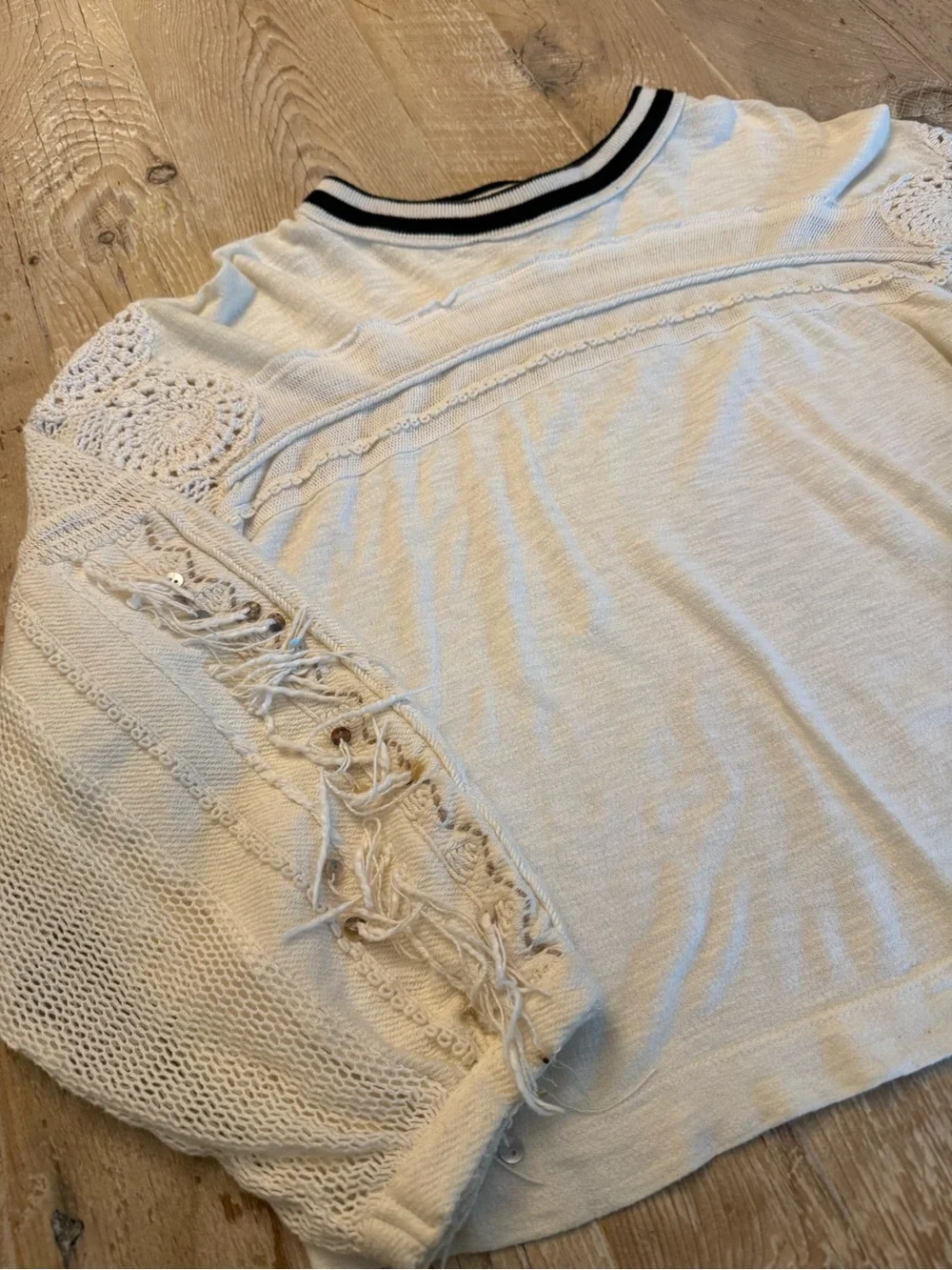 Free People Marrekesh Top Cream S
